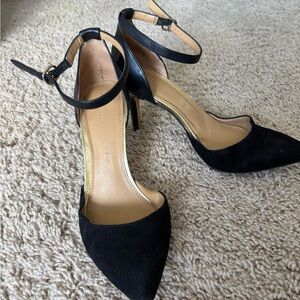 Banana Republic Black Ankle Strap Heels